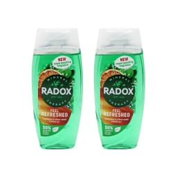 Radox Feel Refreshed Shower Gel 225ml, Eucalyptus and Citrus Body Wash, Energising Daily Skin Cleanser