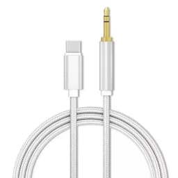 USB-C Type-C to 3.5mm Jack AUX Cable Audio Converter for iPhone 15 For Samsung Xiaomi Car Stereo & Headphone Aux Adapter Cable