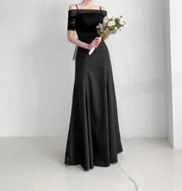 Elegant Pink Satin Strapless Evening Dress for Wedding Birthday Anniversaries And Parties Korean Style Slim Fit Long Gown