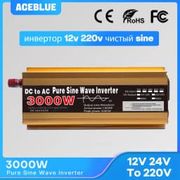 Inverter 12v 220v Pure Sine Wave 1600W-3000W Transformer Convert Multi-function Socket Converter Car inverter