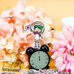 35pcs Creative Cute Self-made Green Hair Sister Girl Scrapbooking Cartoon /Waterproof Stationery Diy Print Stickers Kawaii