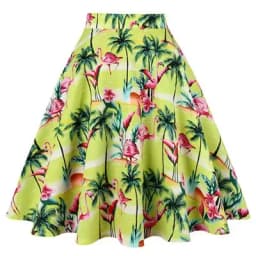 Small Red Polka Dot Cotton Womens Sexy Midi Summer Skirt Pin Up  High Waist Retro Vintage Rockabilly 50s Women Skirt
