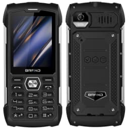 EAOR 2G Rugged Flashlight 4000mAh Big Battery Power Bank IP68 Waterproof 2.8 IPS Large Screen 0.3M Cam MTK Feature Mobile Phone