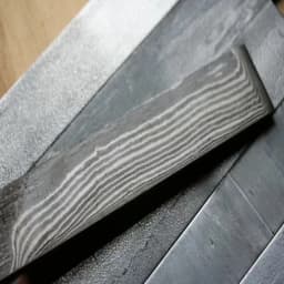 67 Layers Laminated San Mai VG10 Core Stainless Steel Knife Blank for DIY Knife Making Blade Billet Hardened HRC58-60