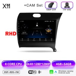 Carplay Android 16 For KIA Cerato 3 Forte K3 2013 2014 2015-2017 LHD RHD Car Radio Player Android Auto Multimedia GPS Navigation