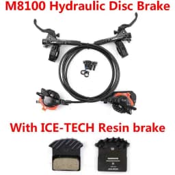 SHIMANO DEORE SLX XT MT200 M7100 M8100 Brake Mountain Bike Hydraulic Disc Brake MTB ICE-TECH Left & Right