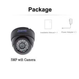 5MP 1080P Wifi IP Camera Dome Indoor Cctv Security Surveillance NightVision Infrared Video Wireless Home Cam Onvif CamHipro