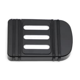 Motorcycle Brake Pedal Pad Cover for Harley 12-16 FLD Dyna / 86-17 FL Softail / '80-later Trike Touring Cover Footpegs Aluminum