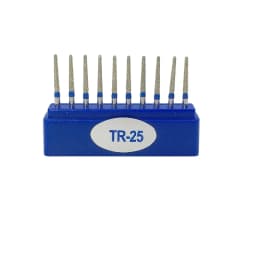 10Pcs/Box Dental Diamond Bur FG High Speed Burs TR SERIES for Teeth Polishing 1.6mm