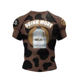 Personal Popular Design Sublimation Short Sleeve Black No Gi BJJ Jiu Jitsu Rashguard Fight BJJ Mma Rash Guard Shirts For Men