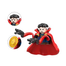 Blind Box Mini Building Blocks TV6203 Figures Big Goblin Spiderman Iron Man Venom Captain Hawk Deadpool Armor Christmas Gift Toy