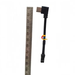 Magnetic Backplate Phone Holder Type-C Adapter 90-Degree Angled Charging Cable USB Plug Fast Charging Connector with Customizable Length