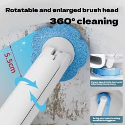 18/36Pcs Toilet Brush With Disposable Replacement Head Kits Upgrade Long Handle Bathroom Cleaning Brush For Home Wc Accessories