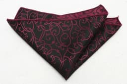 Classic Pasiley Pocket Square Mens Formal Business Black White Handkerchief Wedding Party Suit Accessories Daily Neckwear Cravat