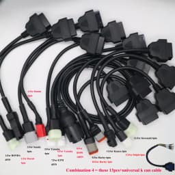 Motorcycle OBD2 Cable For Honda/Suzuki For YAMAHA For KYMCO For BMW For Ducadi For KTM Motorbike Diagnostics Connector Adapter