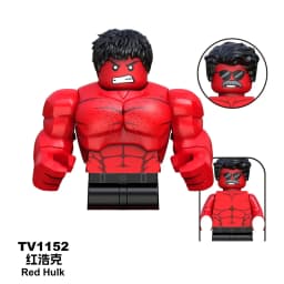 Blind Box Mini Building Blocks TV6204 Figures Big Goblin Spiderman Iron Man Venom Captain Hawk Deadpool Armor Christmas Gift Toy