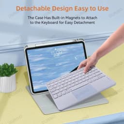 Magnetic Keyboard Case For iPad Pro 11 Air 4/5 10.9 10th 10.5 10.2 9/8/7th Generation Transparent Cover With Keyboard Mouse