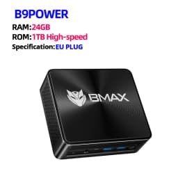 Bmax B9 Power Barebone Mini PC Intel Core I9-12900H 14 Cores up to 5.0GHz 24GB RAM 1TB SSD WiFi 6 Bluetooth 5.2 Mini PC