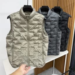 Waterproof Windproof 90 White Duck down Winter Jacket Men's Casual Style Full Glue Sealing Duck down Vest Warm Youth Fashion