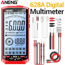 Automatic Multimeter for Measuring AC/DC Voltage Current and Temperature NCV Non-Contact Electrical Testing Model ANENG 628A