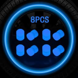 Luminous Valve Caps Fluorescent Red Night Glowing Car Motorcycle Bicycle Wheel Styling Tyre Hub Universal Cap Decor 20Pcs