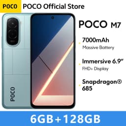 【World Premiere】POCO M7 Global Version Smartphone Snapdragon 685 7000mAh 50MP Camera Immersive 6.9" FHD+ Display 33W Charging