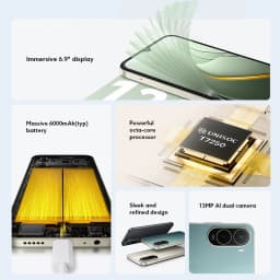 Global Version POCO C81 Pro smartphone UNISOC T7250 processor 6.9" LCD display 13MP main camera 6000mAh 3.5mm headphone