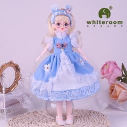 1/6 Bjd Doll Starry Blue Eyes 30CM 23 Movable Jointed Dolls Fashion Dress DIY Toy Dolls with Shoes for Children Birthday Gifts