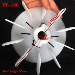 1PC Plastic Motor Fan Blade Adjustable Motor Cooling Fan Impeller Motor Fan Vane High Temperature For Hydraulic Motor Accessorie