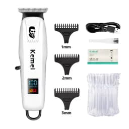 Kemei KM-PG809A KM-PG232 LCD USB Charging Hair Clipper Adjustable Professional Cutting Machine KM-3382 Shaver Trimmer For Men