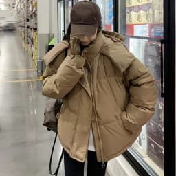 Women's Winter Parkas 2024 Design Sense Comfortable Loose Ladies Coat Temperament Fashion Warm Female Cotton-Padded Jacket
