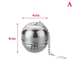 Stainless Steel Ball Tea Leaking Ball Tea Leaking Mesh Filter Tea Strainer Tea Maker With Rope Chain Kitchen Tools
