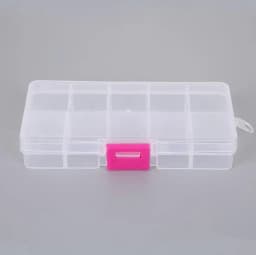 Plastic Jewelry Boxes Plastic Tool Box Adjustable Craft Organizer Storage Beads Bracelet Jewelry Boxes Packaging Wholesale