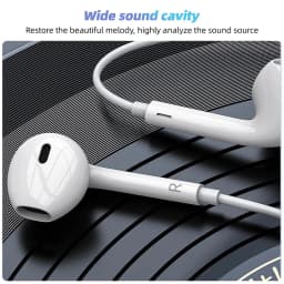 Type C Wired Earbuds Headphones For Xiaomi Redmi Poco Oneplus OPPO Huawei Honor Samsung Earphones 3.5mm Laptops Tablet Headset