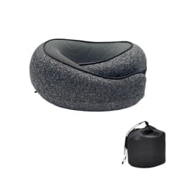 Portable U-shaped Travel Pillow Memory Foam Snail Pillow Travel Neck Support Neck Pillow Adjustable Soft Noon Break Pillows