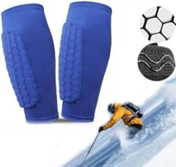 Frost Armours Ski Shields Guards Ski Shin Pads Breathable Elastic Anti-Collision Leggings for Skiing Protective Gears Tools