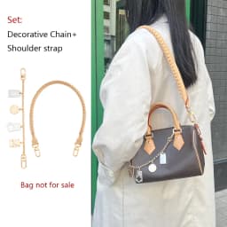 Decorative Chain For Speedy Trunk25 Bag Chain Bag Charm Bag Decoration Keychain Luggage Tag Boarding Pass Bag Accessories