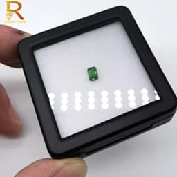 Quality Loose Diamond Display Box PU Leather Case Gem Stone Storage Box Black White Pad Bead Pendant Gemstones Organizer Holder