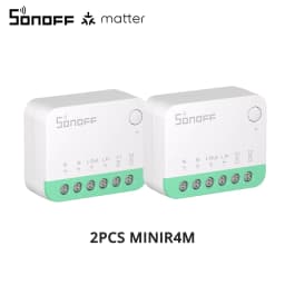 1-20PCS SONOFF MINIR4M Matter Wifi Smart Switch Mini Home Automation Module Local Connection for Alexa Google Home SmartThings