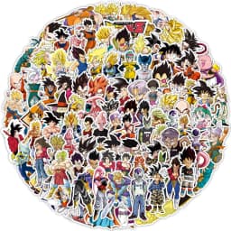 10/50/100PCS Dragon Ball‌ Classic Anime Graffiti Stickers Cool Animated Characters Cartoon Decal Notebook Phone Guitar Helmet