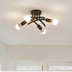 Retro-Style Wrought Iron Pipe Pendant Light, Industrial Art Pendant Lamp for Modern Living Room and Bedroom Lighting Decor