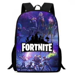 Fortnite Cartoon 15-inch Lightweight Backpack With Adjustable Shoulder Straps Kids Daily School Bag For Boys Girls Age 5-9