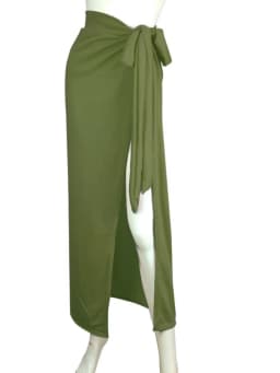 Sexy High Split Bandage Long Skirt Women High Waist Split Midi Skirts Summer Beach Skirt Office Lady Causal Skirts