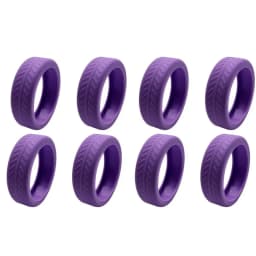 4/8Pcs Pure Color Luggage Wheels Protector with Silent Sound Silicone Suitcase Wheels Protection Cover Reduce Wheel Wear Noise