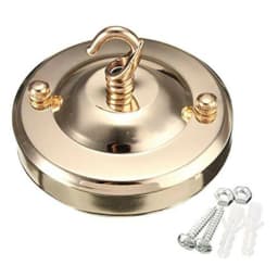 Ceiling Plate Holder Vintage Lamp Base Hook Plate Light Fitting Chandelier Decoration Hanger Pendant Lamp Parts