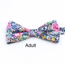 Cotton Floral Parent-Child Bowtie Set Bow Tie Necktie For Men Wedding Party Business Suits Gravata Pink Yellow Butterfly Cravats