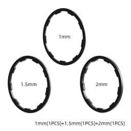 1/1.5/1.85/2/2.18/2.35mm Bicycle Hub Washer MTB Bottom Bracket Spacers Flywheel Cassette Gasket Road Bike Freehub Washer