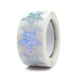 50-500Pcs Laser Sticker Heart Shape Gift Seal Sticker Star Round Hologram Adhesive Label Stationery Sticker Label Gift Box Decor