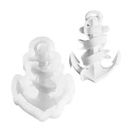 Ship Anchor Mold Ship Anchor Reusable Silicone DIY Mold Beginner-Friendly Epoxy Casting Resin Mold Easily Unmold For Candles