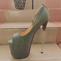SDTRFT Cosplay Platforms Stilettos 22cm Ultra Thin High Heels Sexy Ladies Party Pumps Shallow Mouth Catwalk Shows Women's Shoes